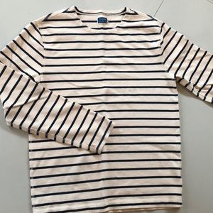 J. Crew Nautical Stripe Long Sleeve Tee